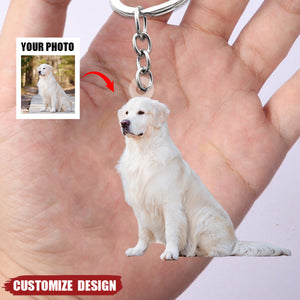 Custom Your Photo Acrylic Keychain - Gift For Pet Lover