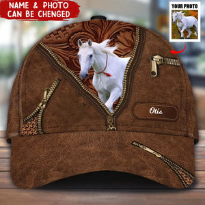 Personalized Photo Classic Cap - Gift For Dog/Cat/Horse Lovers