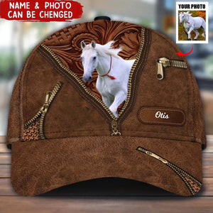 Personalized Photo Classic Cap - Gift For Dog/Cat/Horse Lovers