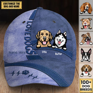 Life Is Better With Dogs - Dog Personalized All Over Print Classic Cap