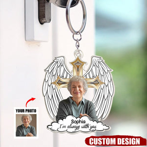 I'm Always With You - Personalized Photo Acrylic Keychain