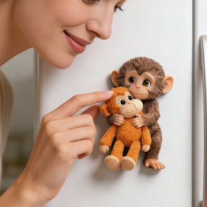 Monkey Punch Acrylic Fridge Magnet