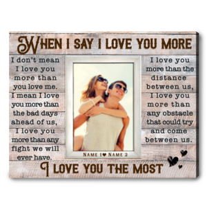 Loving Gift For Couple Custom Couple Photo Gift Ideas-Personalized Poster
