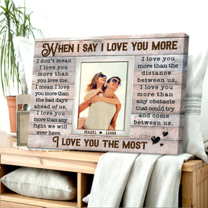Loving Gift For Couple Custom Couple Photo Gift Ideas-Personalized Poster