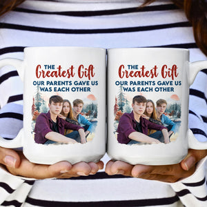 The Gift Our Grandparents,Parents Gave - Personalized Photo Mug