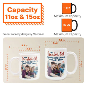 The Gift Our Grandparents,Parents Gave - Personalized Photo Mug