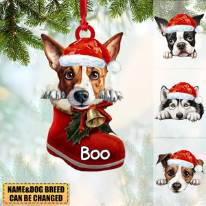 Personalized Dog Christmas Ornament