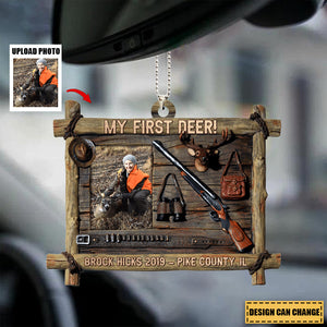 Personalized Photo Acrylic Car / Christmas Ornament