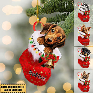 Personalized Dog Christmas Ornament