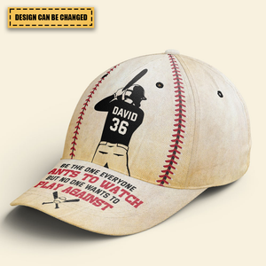 Baseball Player Personalized Custom Cap