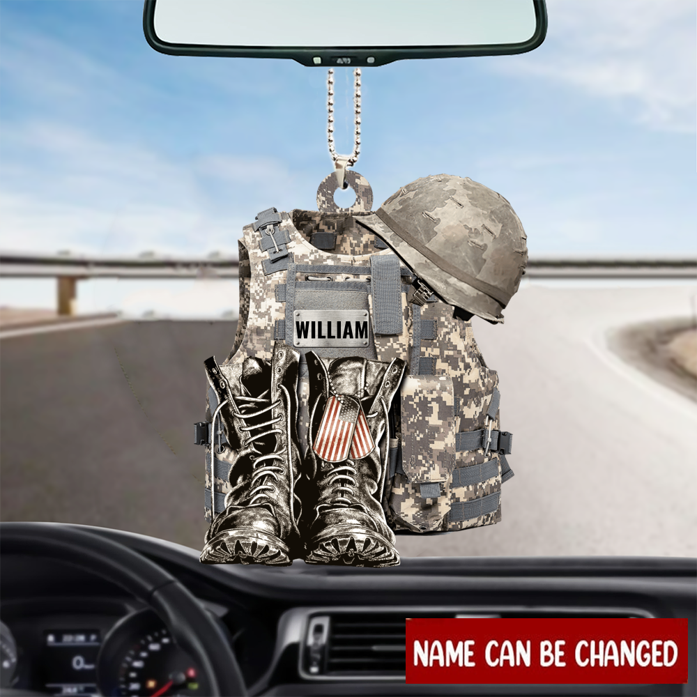 Uniform - Boots & Hat - Personalized Flat Acrylic Ornament