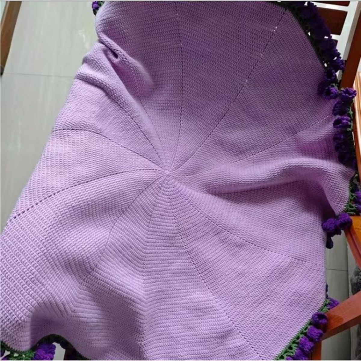 Hand-Knitted Rose Bouquet Blanket Diy Material Package Hand-Woven Gift For Her