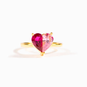 Self Love Pieced Heart Ring - Gift For Mom Grandma