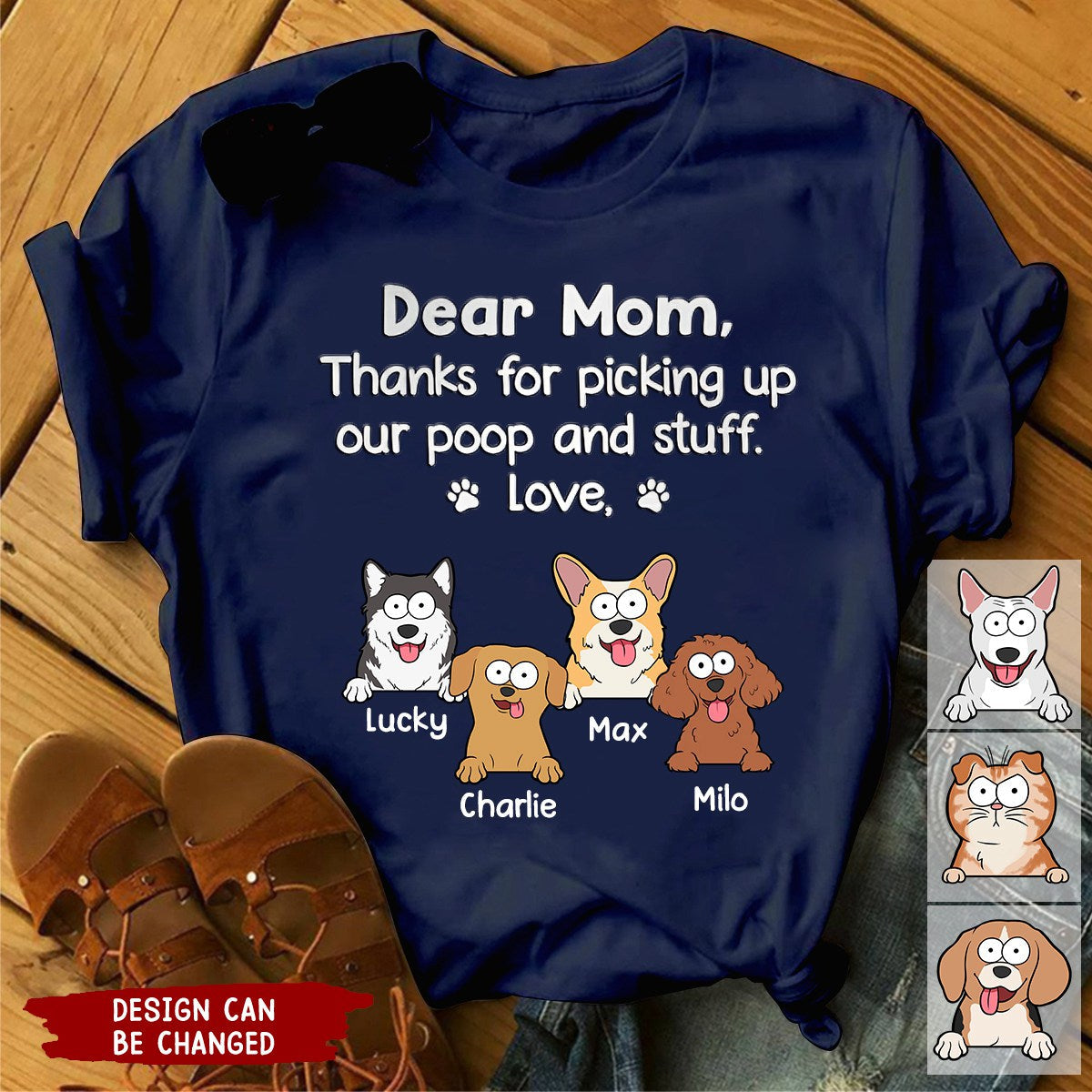 Thanks For Being My Human Servant - Dog Personalized Custom T-shirt - Gift For Pet Owners, Cat Lovers