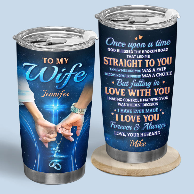Once Upon A Time - Couple Personalized Tumbler - Gift For Couple
