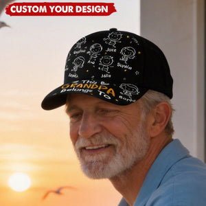 This Grandpa Grandma Mommy Daddy Belongs To Doodle - Personalized Classic Cap