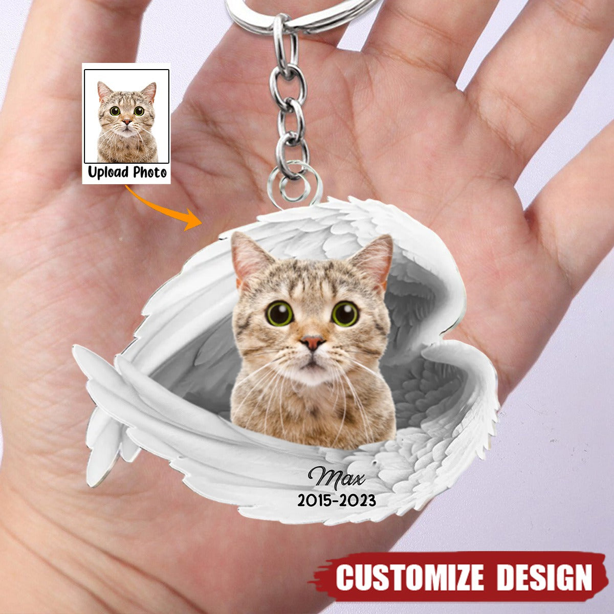 I'm Always With You - Personalized Photo Keychain