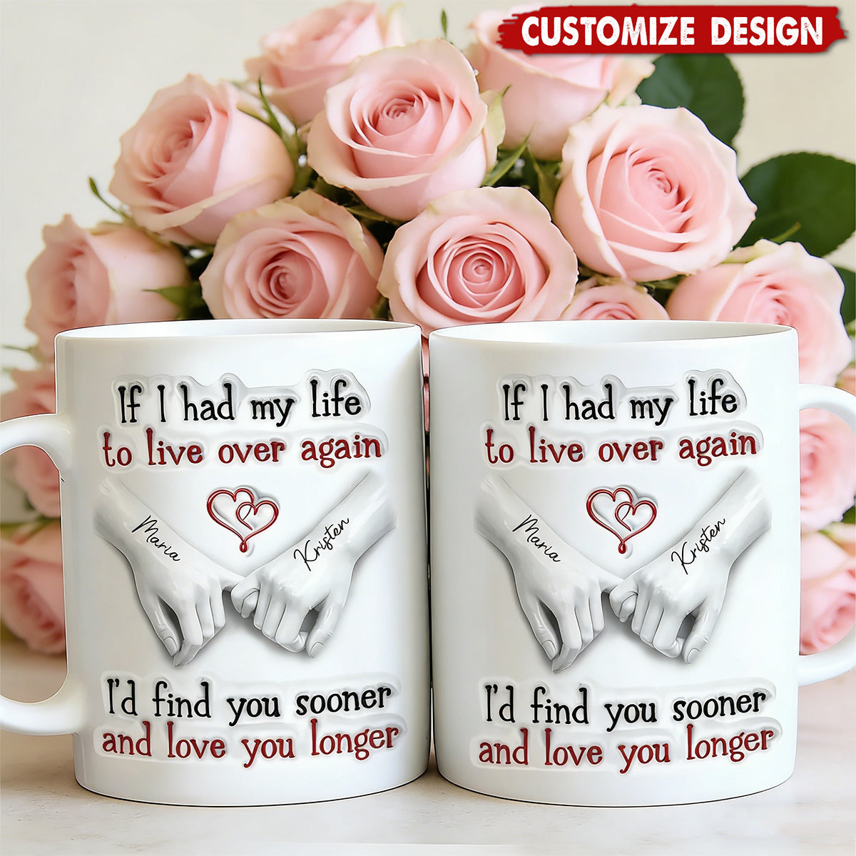 I'd Find You Sooner And Love You Longer - Personalized White Mug - Gift For Couple