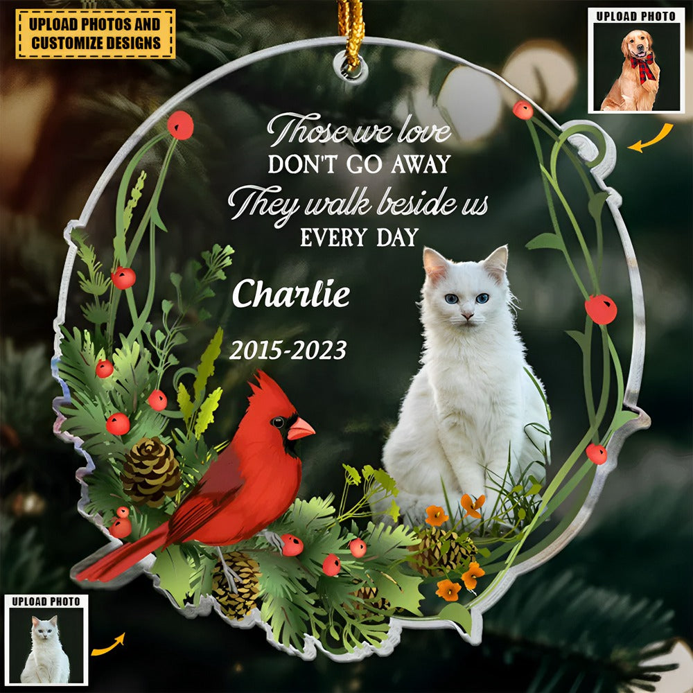 I Am Always With You - Personalized Pet Shaped Acrylic Photo Ornament