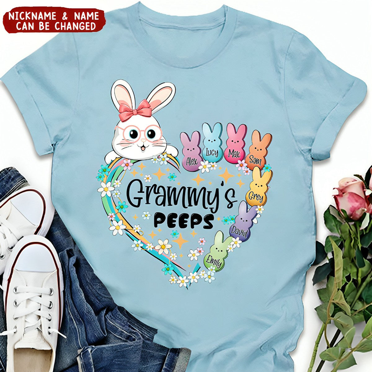 Grandma's Marshmallow  - Personalized Grandma's T-Shirt