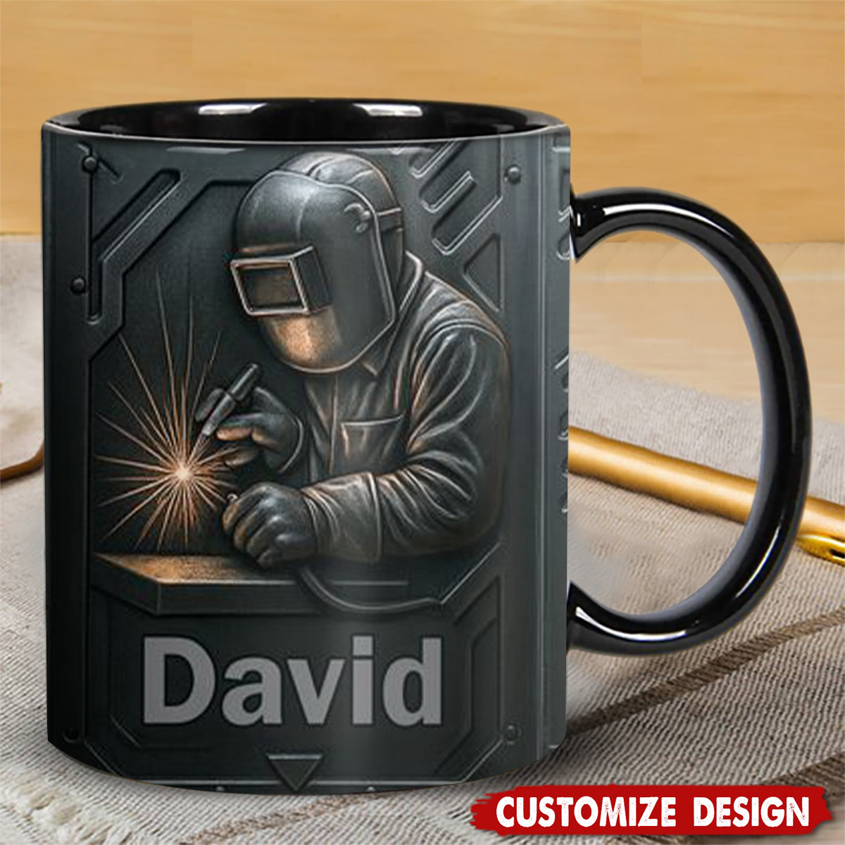 Cool Welder Men - Personalized Welder Coffee Mug