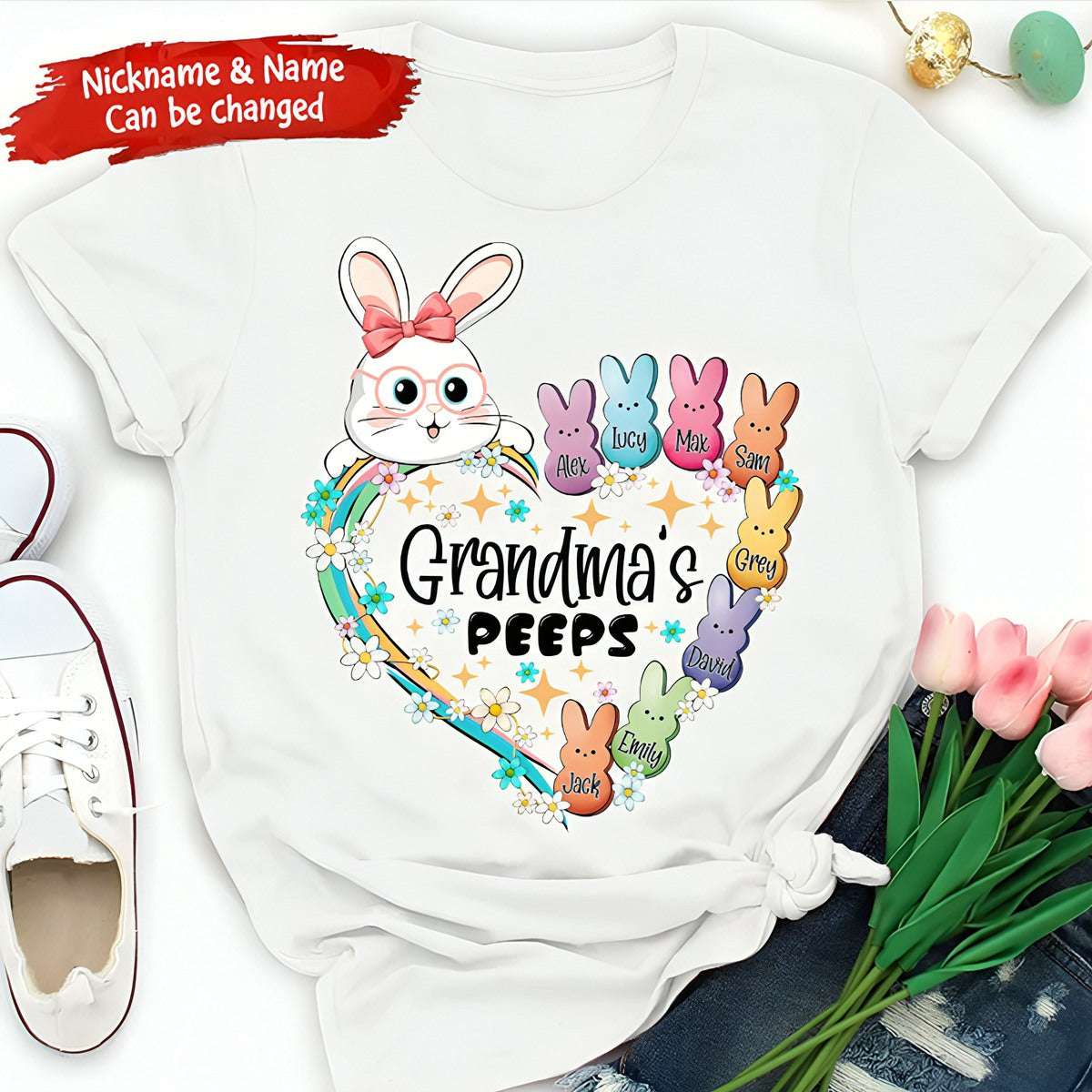 Grandma's Marshmallow  - Personalized Grandma's T-Shirt