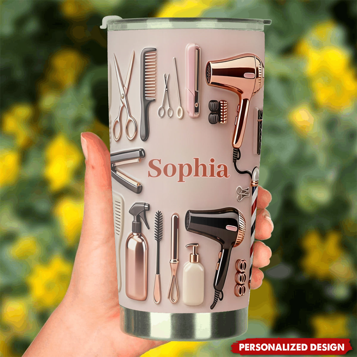 Proud Hair Stylist-Personalized Hairdresser Tumbler