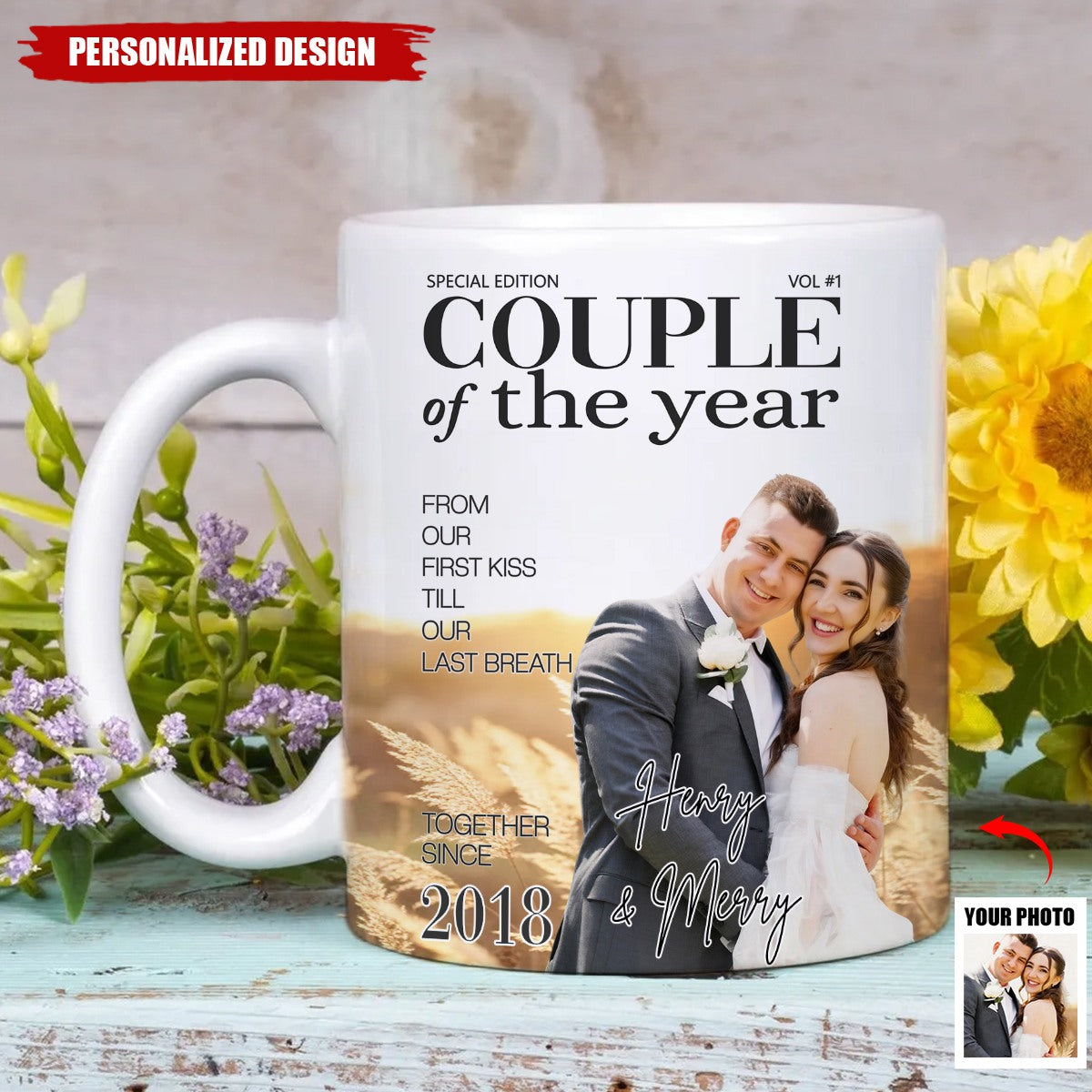Choosing You Feels So Right-Personalized Couple Mug-Anniversary Wedding Gifts For Husband And Wife