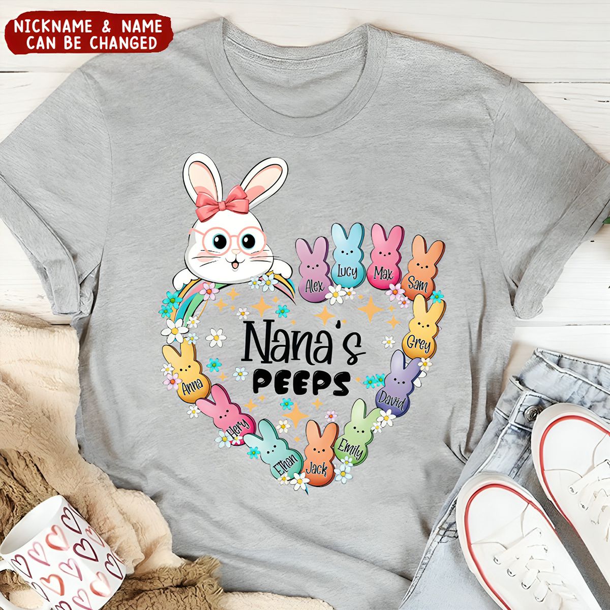 Grandma's Marshmallow  - Personalized Grandma's T-Shirt