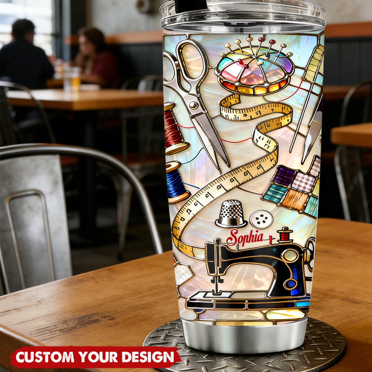 Love Sewing - Personalized Sewing Tumbler