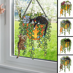 Cat Breed Suncatcher-Holographic Window Hanging for Cat Lovers