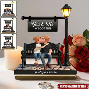 Personalized Couple Wooden Plaque-Valentine's Day Gift For Couple