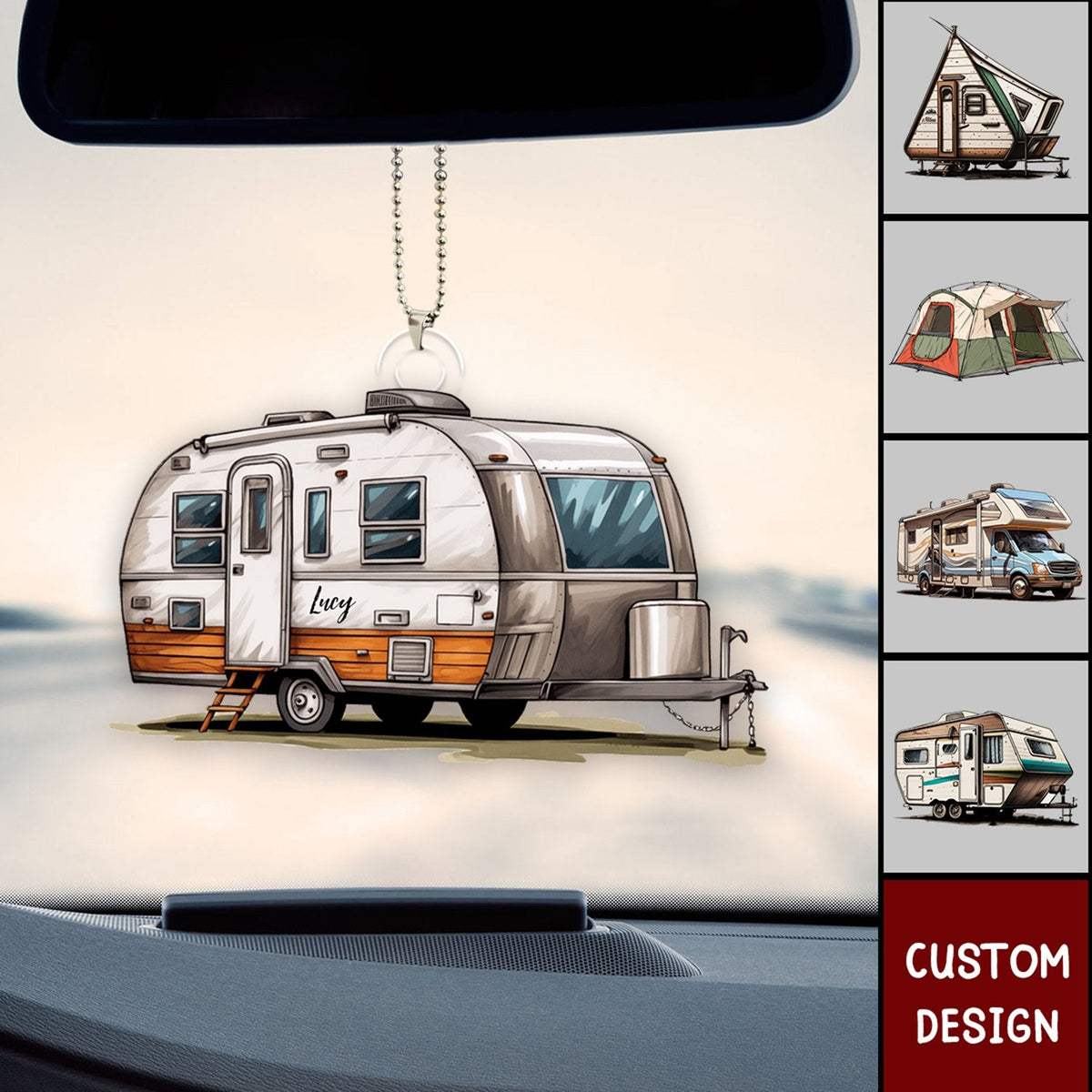 Road Trip - Personalized Acrylic Ornament