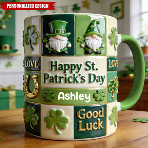 Happy St. Patrick's Day-Personalized Irish Mug