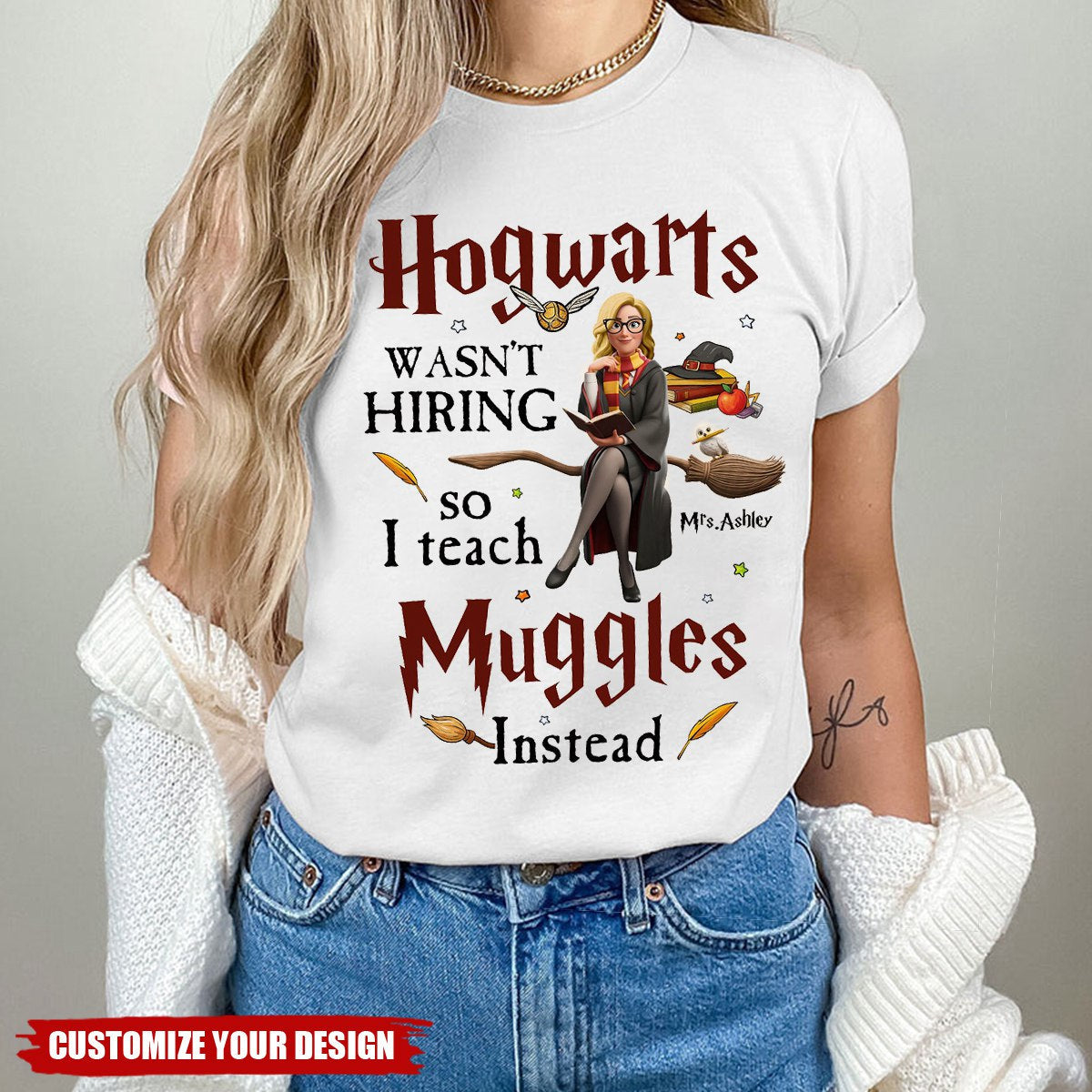 Magic Teacher Shirt - Personalized Gifts For Teacher