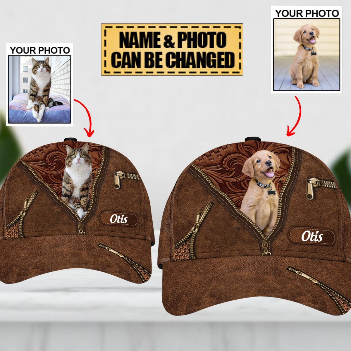 Personalized Photo Classic Cap-Gift For Dog/Cat Lovers