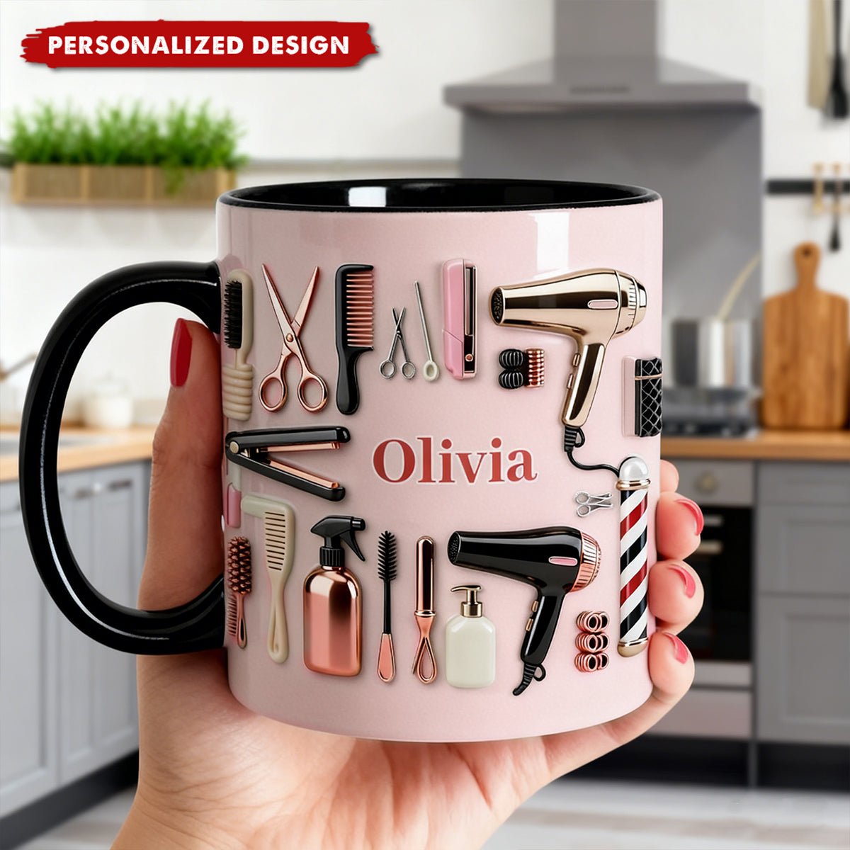 Proud Hair Stylist-Personalized Hairdresser Mug