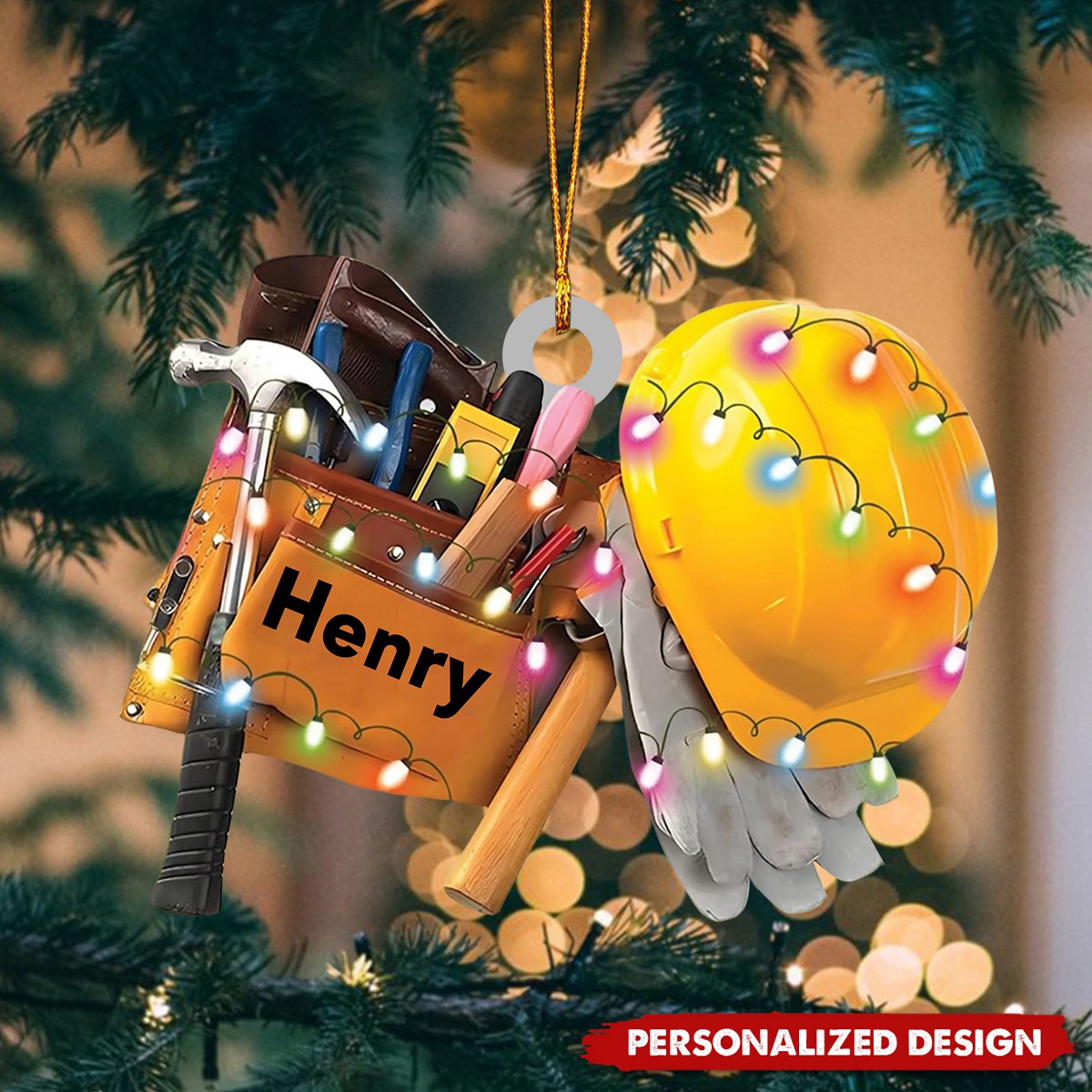 2024 New Release Personalized Mechanic Christmas Ornament-Gift For Mechanic Worker Lover