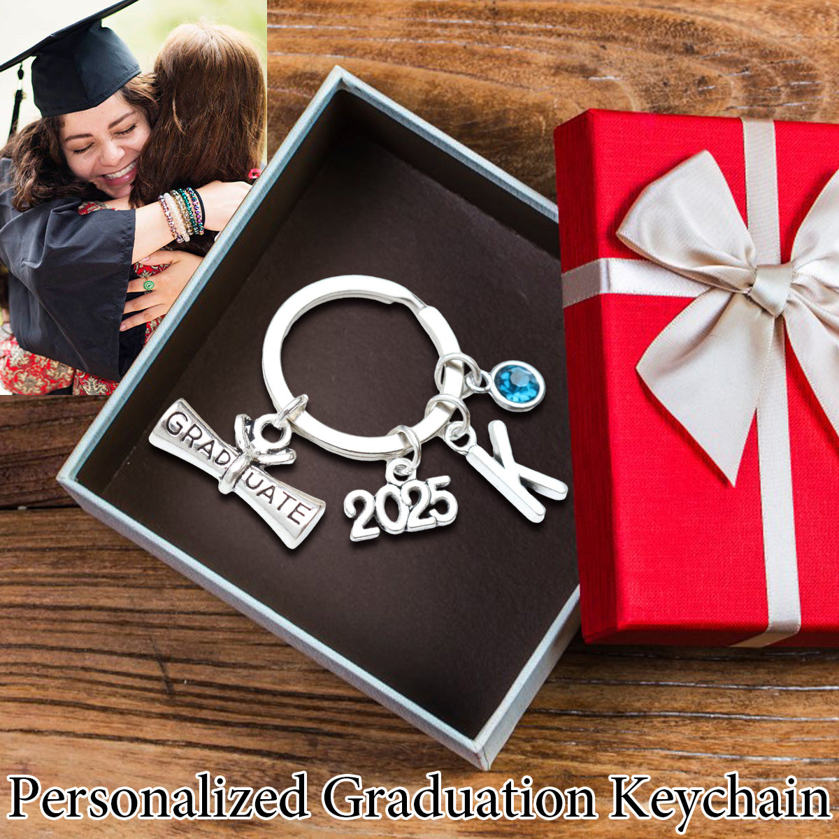 2025 Graduation-Personalized Keychain-Gift for Graduates