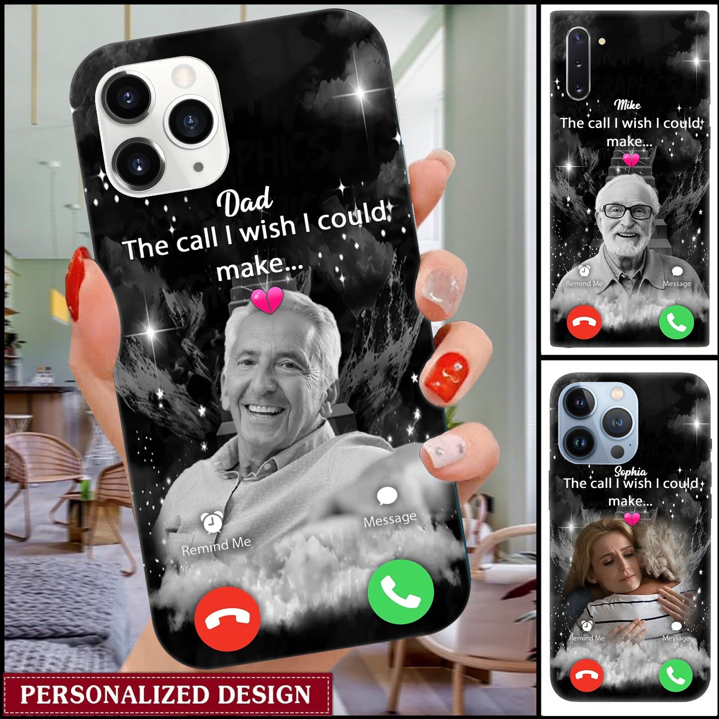 The Call I Wish I Could Make - Personalized Memorial Phone case