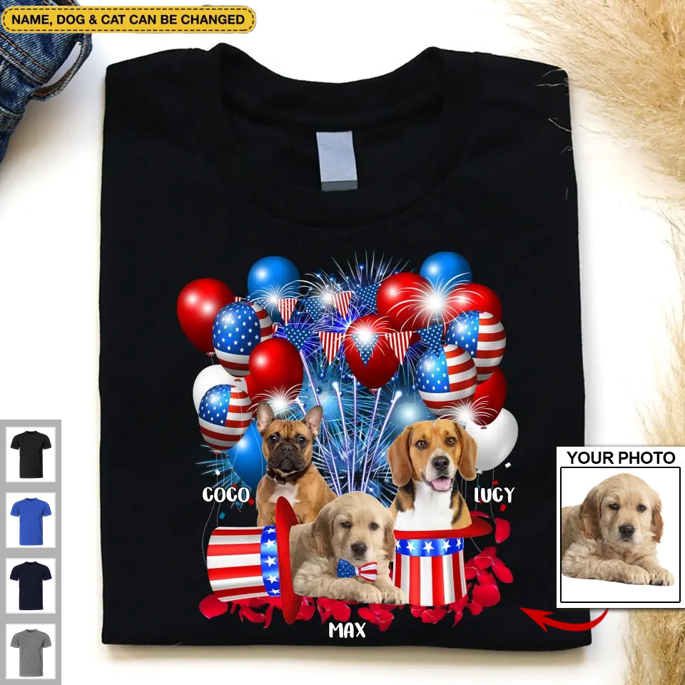 Limited Edition Dog 4th Of July - Personalized T-Shirt, 4th Of July Dog