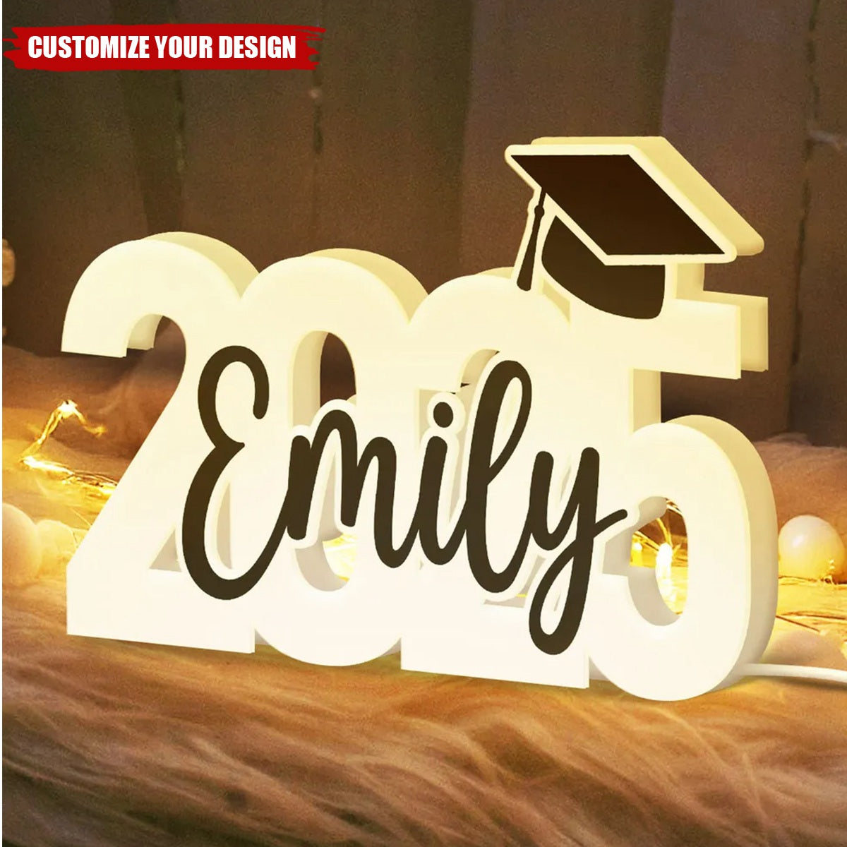 Class Of 2025 Graduation Personalized Light Box, Graduation Gift, Graduation Party Decoration