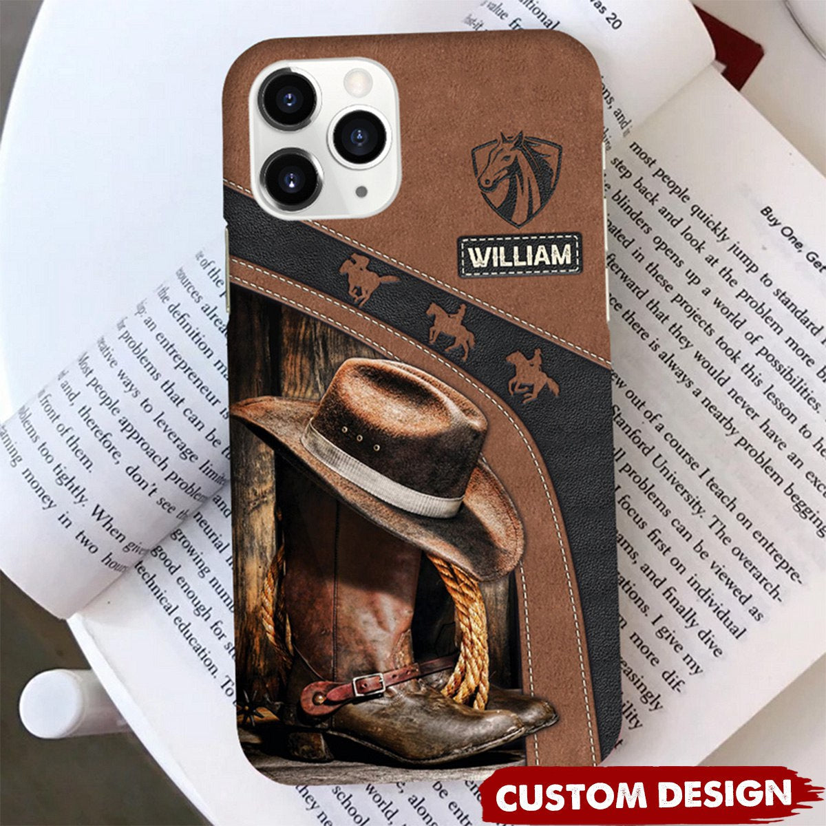 Personalized Horse Rider Phone Case