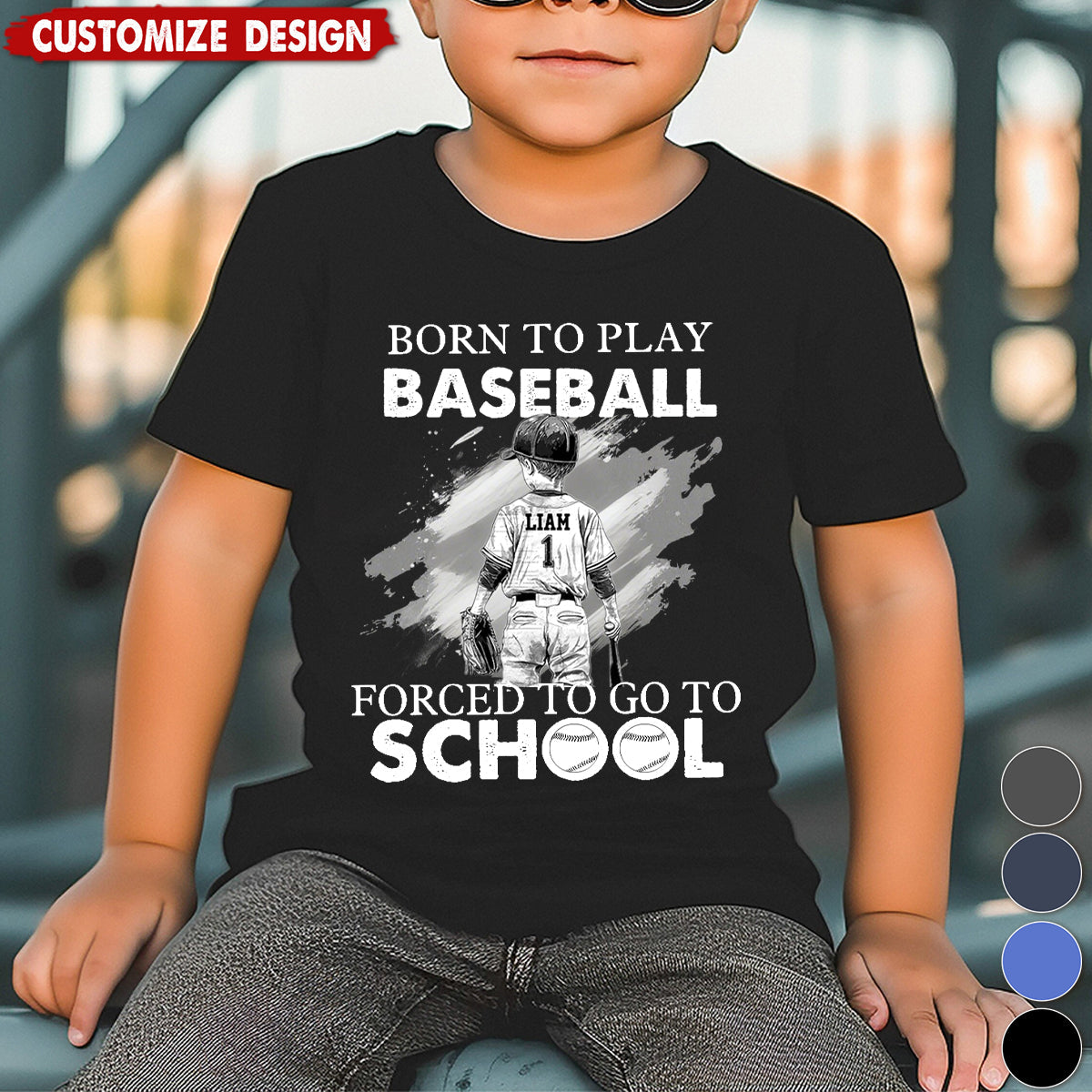 Funny Personalized Back To School Baseball Boy T-shirt - Gift For Baseball Lovers