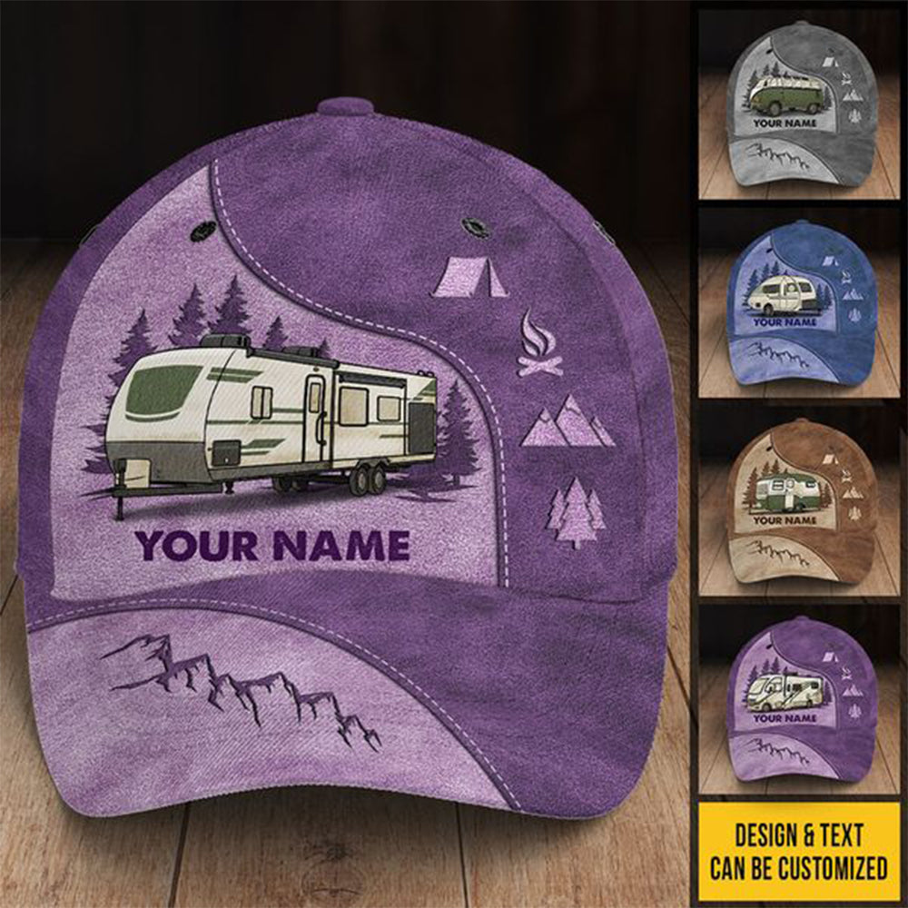 Camping Personalized Hat - Gift For Camping Lovers