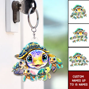 This Grandma Belongs To Acrylic Keychain