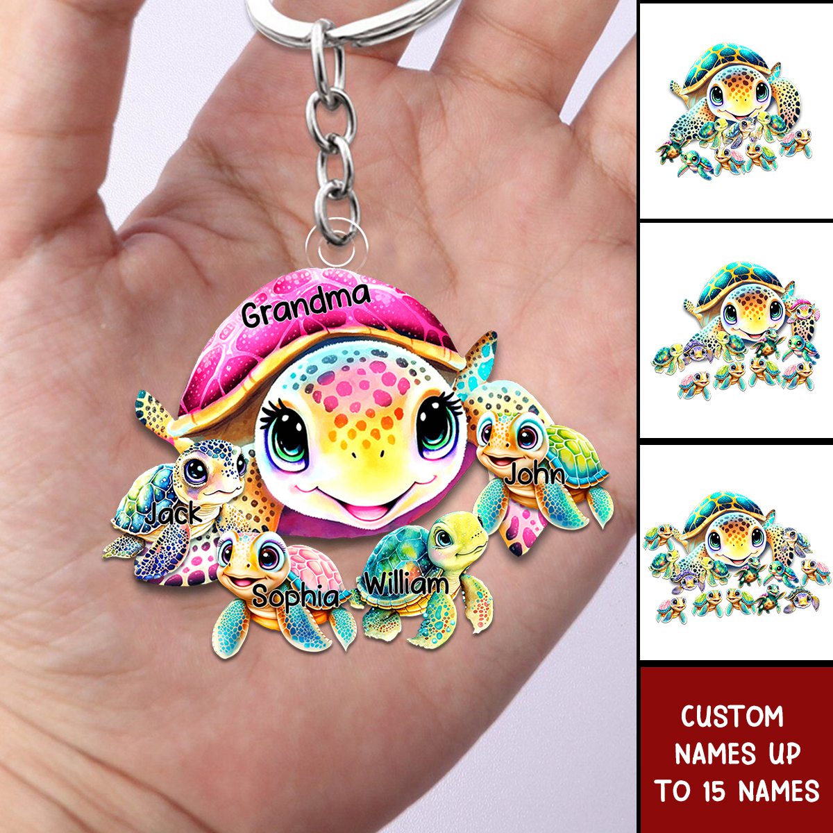 This Grandma Belongs To Acrylic Keychain