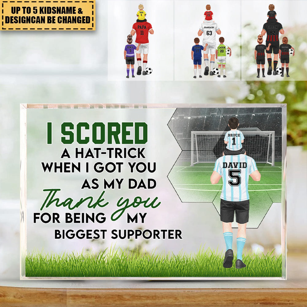 I Scored A Hat-Trick - Personalized Rectangle Acrylic Plaque