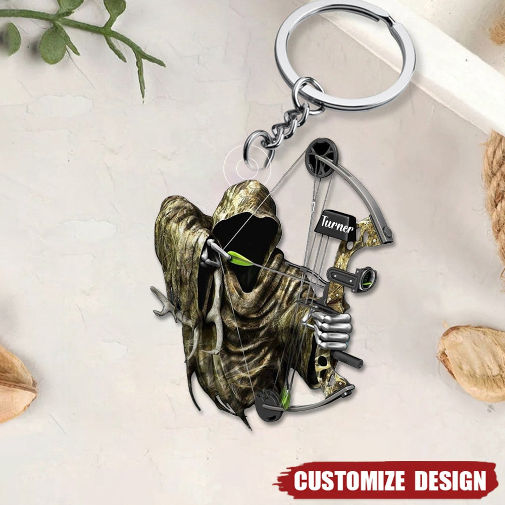Personalized Death Archery Keychain - timift