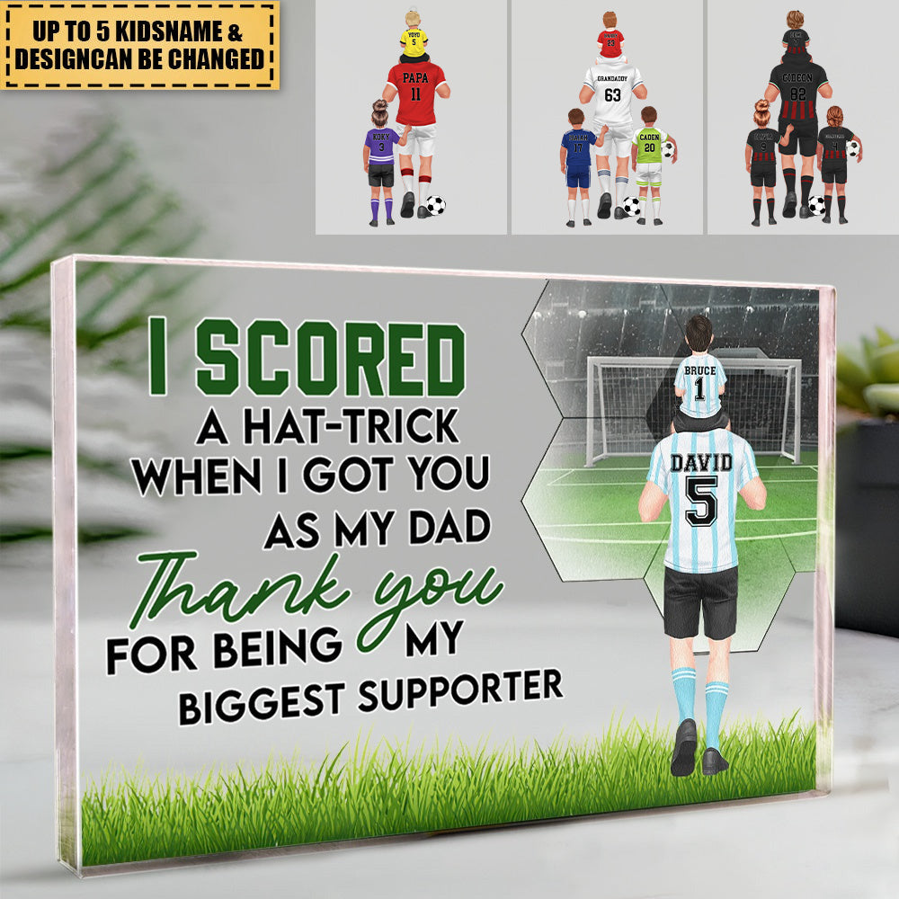 I Scored A Hat-Trick - Personalized Rectangle Acrylic Plaque